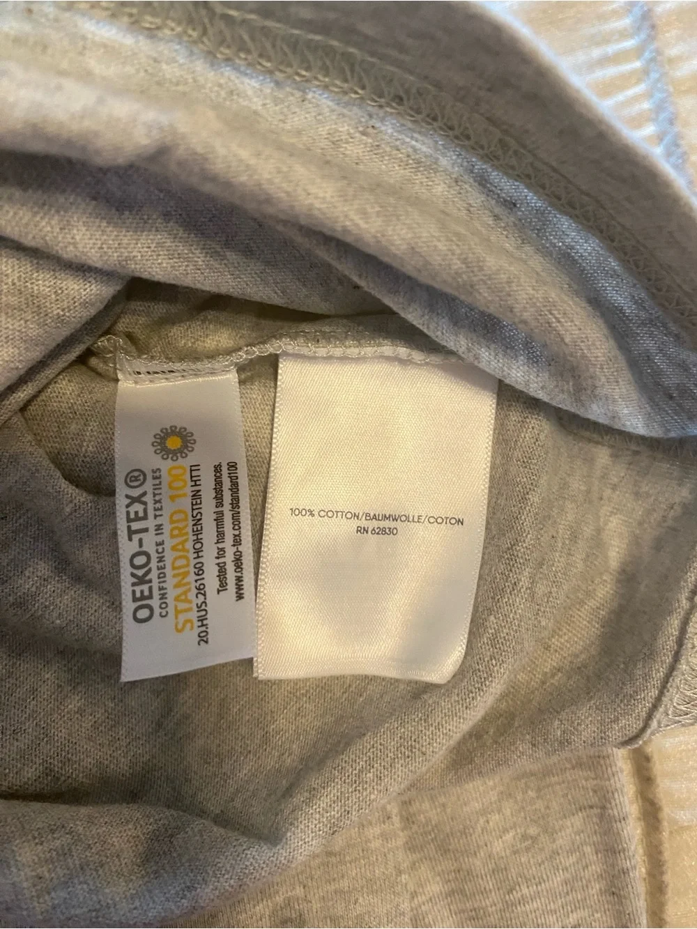 Lands' End - New - Kids' Long-Sleeve Crewneck Shirt - Gray